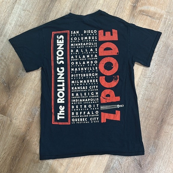 THE ROLLING STONES | 2015 North American Zip Code Tour Band Tee - Picture 2 of 4